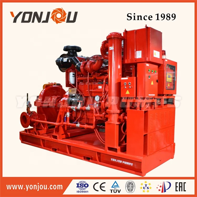 Horizontal Split Case Diesel Engine Fire Fighting Centrifugal Pump