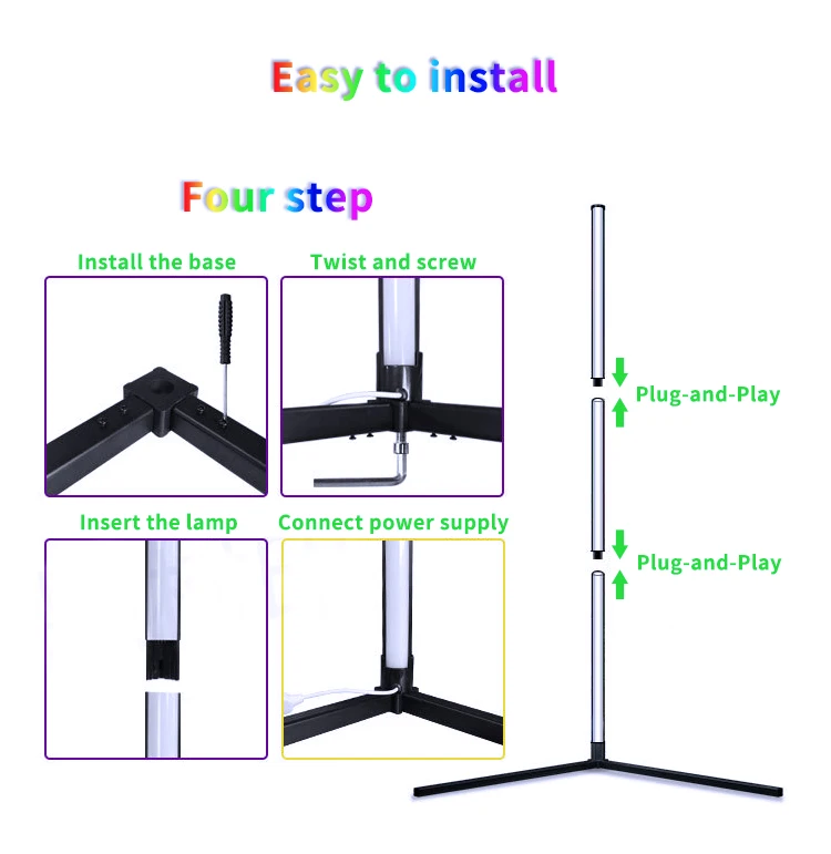 New Product SK6812 Digital RGB Dream color LED Corner Floor light for Home Decoration with good price