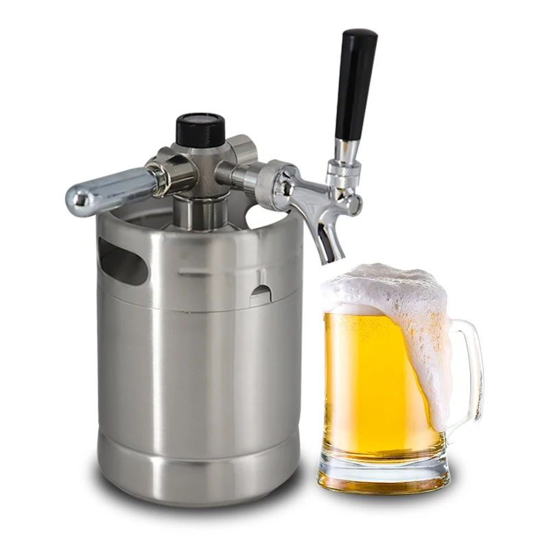 High Quality Beer Keg Dispenser Stainless Steel Pressurized 2l Single ...