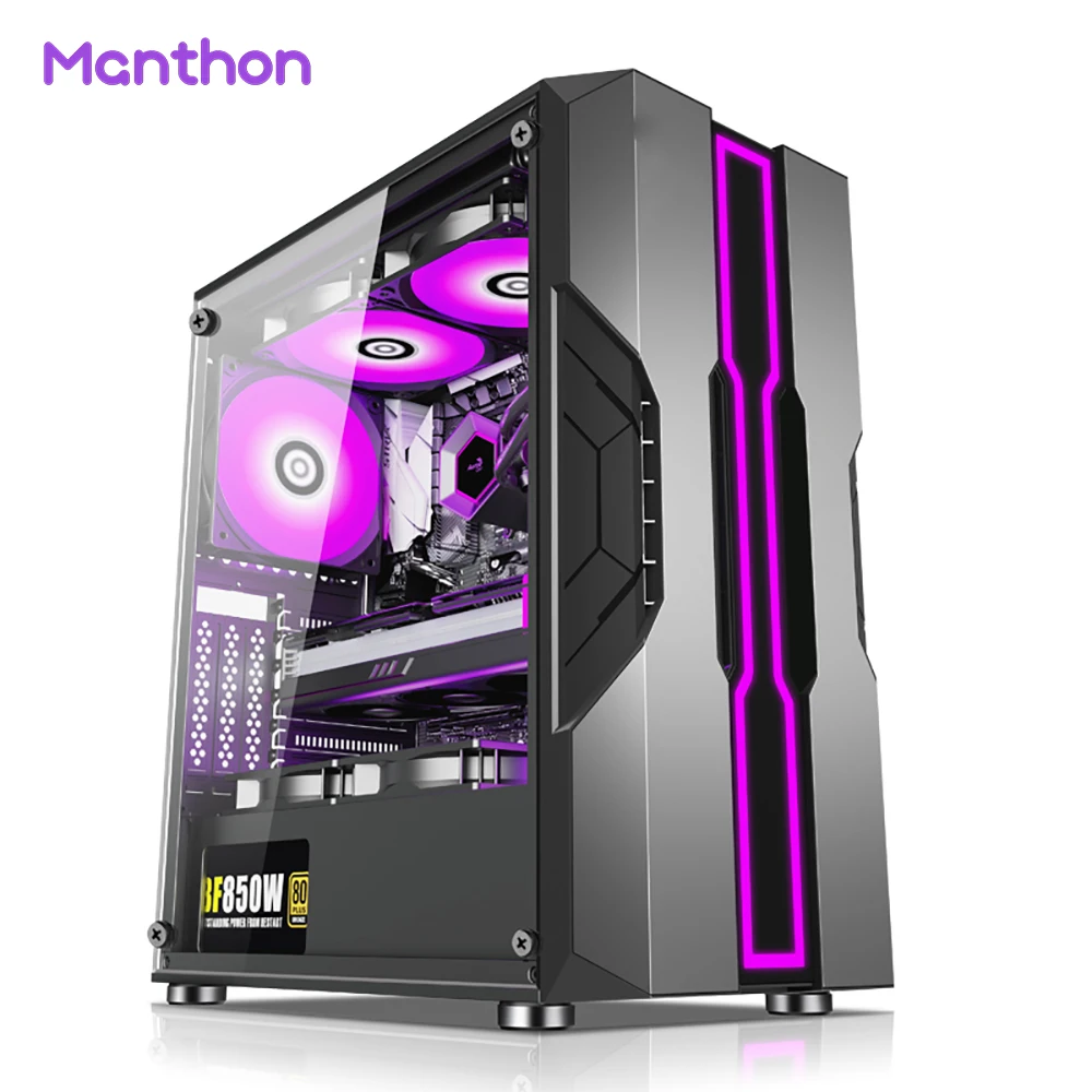 Customized E-atx Case Gamer With Tempered Glass Cabinet Rgb Cooling Fan ...