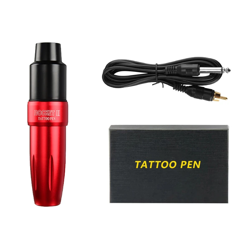 Professional Rocket Ii Tattoo Pen Rotary Pen Gun With Light Powerful Japan  Motor Tattoo Pen For Led Lights Tattoo Machine - Buy Professional Tattoo