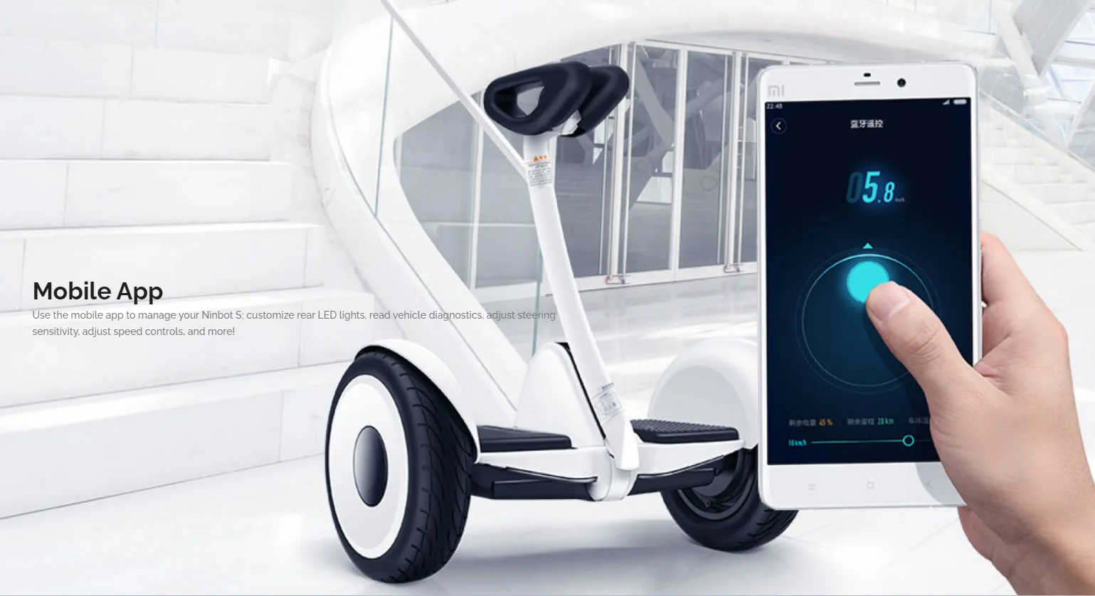 Ultimate Well-priced S Pattern Self-Balancing Two-Wheel Electric Scooter with LED Light