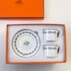 Nez de cochon coloré - 2 tasses et 2 soucoupes - 230