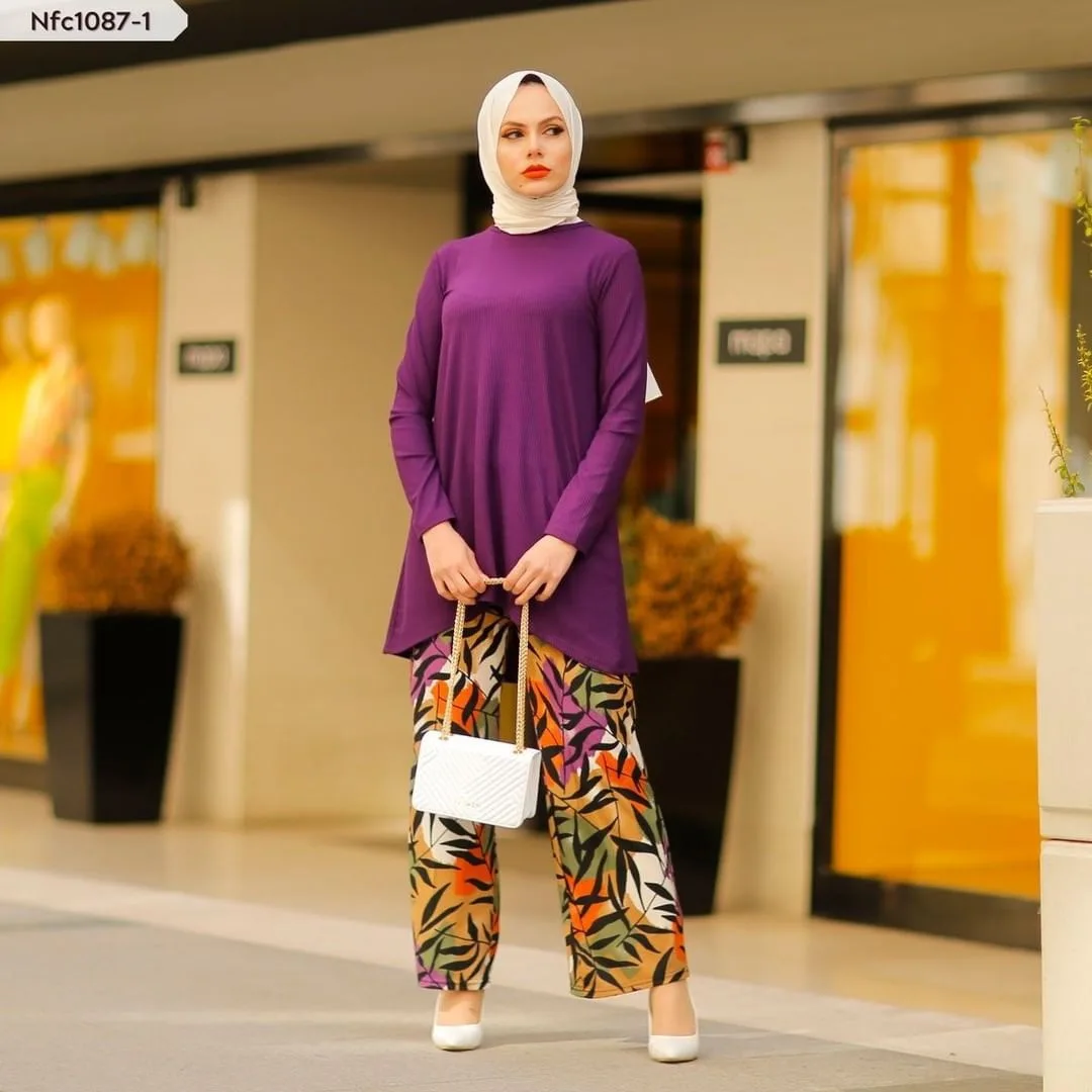 Wholesale Modest Set For Muslim Women Print Turkish Tops And Pants Suit For Islamic  Women Clothing - Buy Turkish Islamic Clothing,Women Tops And Pants Set,Women  Clothing Set Product on Alibaba.com