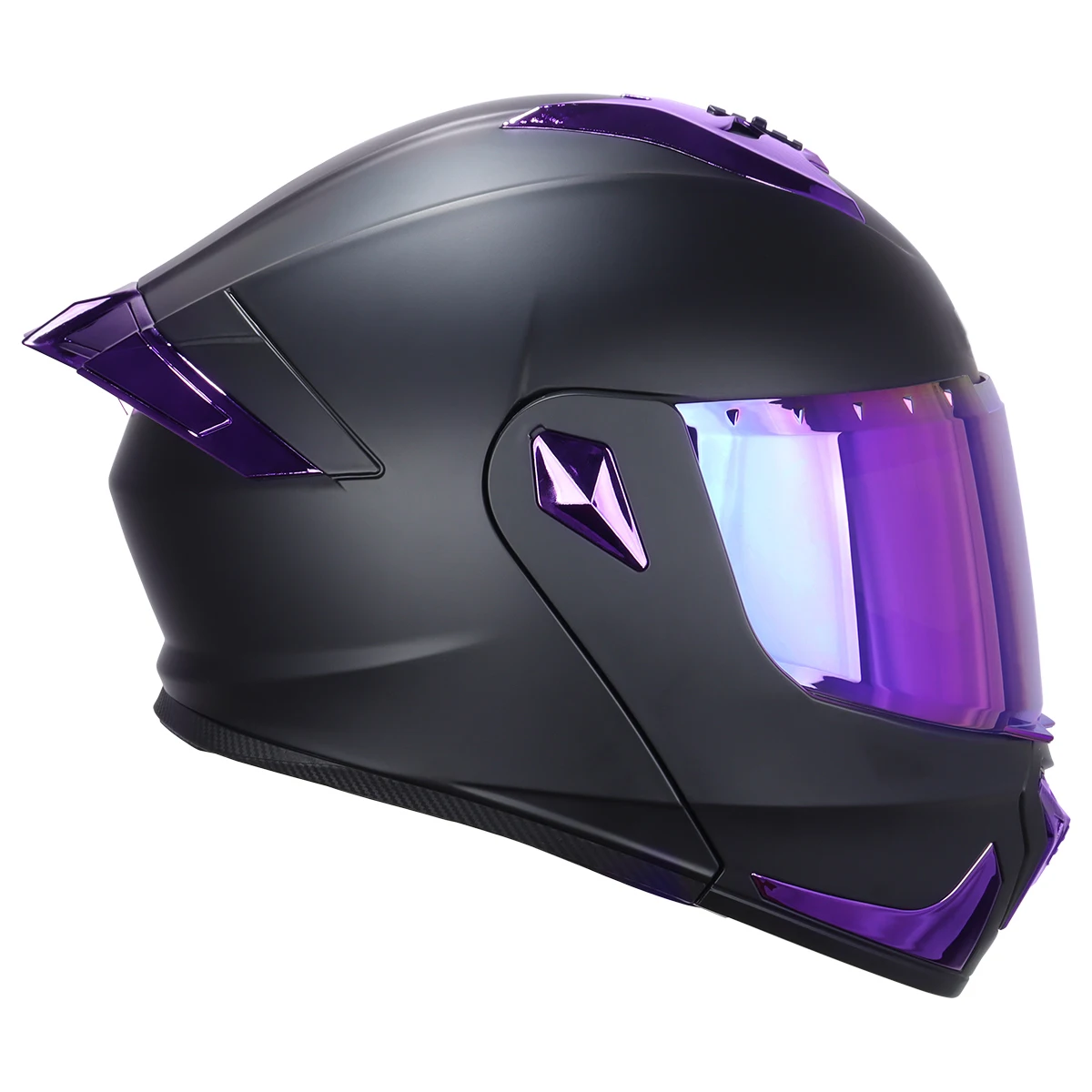 2025 Factory  New Free Customized Logo DOT ABS Fashion Cool Motorcycle Helmet With Color Tail and Color Lens