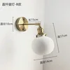 Lámpara de pared con barra recta de cerámica B