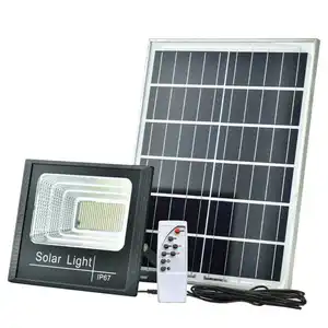 Vertak High Powered Energy Saving Waterproof IP67 100W 150W 200W 300W 400W Led Solar Floodlight Flood Light for Garden Courtyard