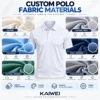 MATERIALI TESSUTI PER POLO PERSONALIZZATI