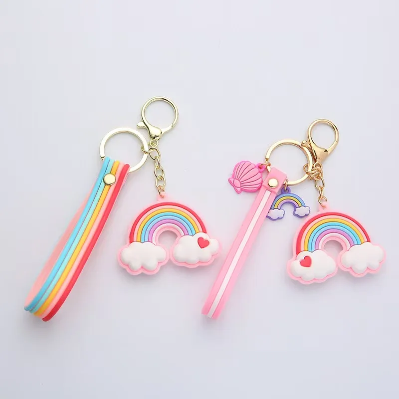 Wholesale OEM Customized Logo 3d/2d Rubber Designer Keychains