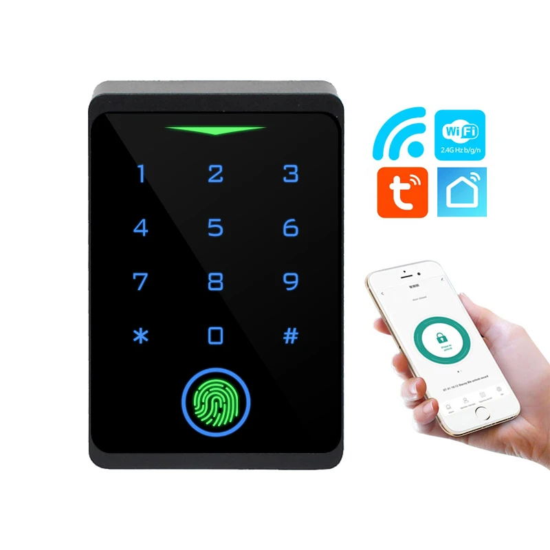 Door Entry Access Control System with Biometric Fingerprint RFID Card & Keypad 