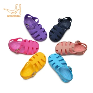 Babyhappy Wholesale Factory Cheap Price Summer Rubber Children Toddler Kids PVC Waterproof Jelly Sandals Shoes