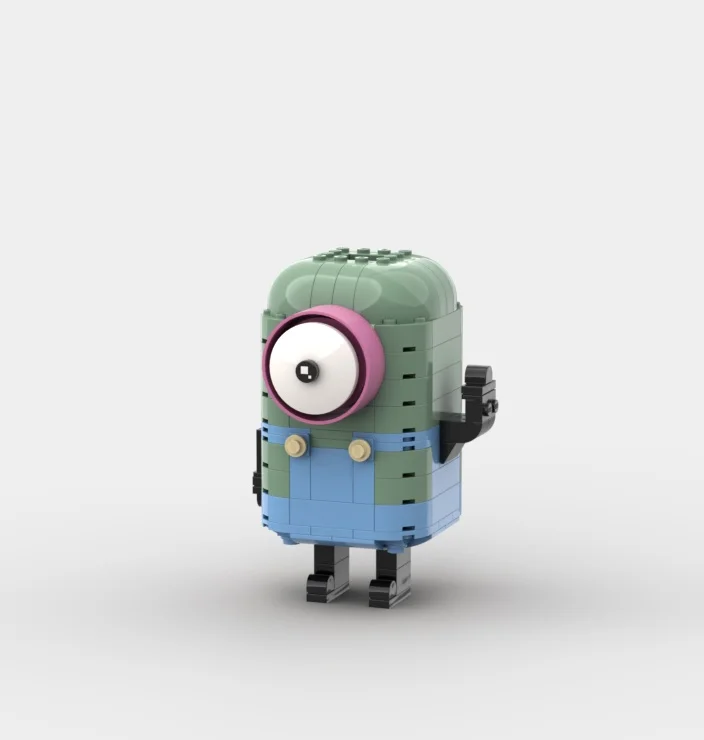 Jizai Anime Figure Custom Brick Figures Minionss Anime Figure 3d MOC Building Blocks Custom Cartoon Brick