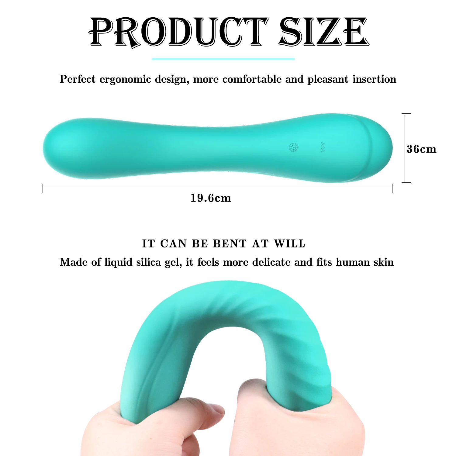 Source WINYI 2023 Hot Sell Vibrator Adult Vibrating Sex Toy Manufacturer 10 Frequencies Liquid Silicone Soft Dildo G Spo Wand Vibrator on m.alibaba picture