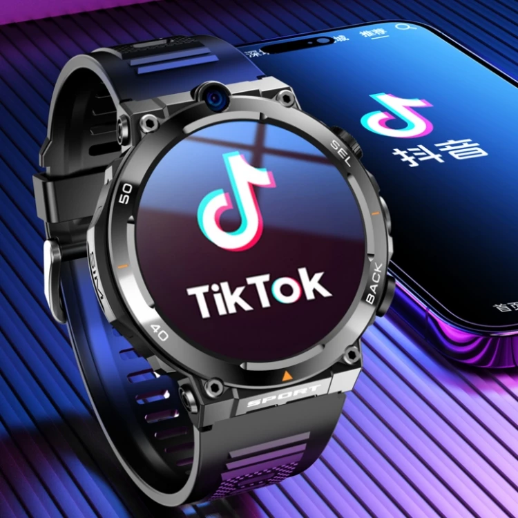 2024 New Arrival 4G 5G Smart Watch H10 WiFi GPS Dual Camera Video Call NFC 2+16GB 900MAH aperçu 5