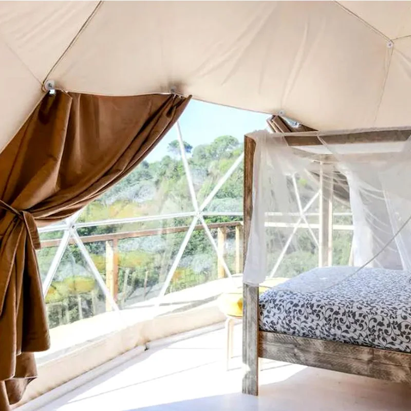 5M Small Pvc Tarpaulin Geodesic Dome House for Sale
