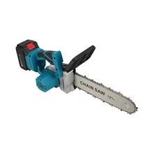 12\" Lithium Battery Powered Industrial & DIY Grade Handheld Chain Saw for Outdoor Logging & Wood Cutting