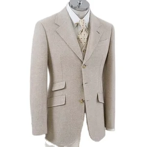 Italian New Fashion Slim Fit Men's Business Style Suits Custom Made Measure Plus Size Breathable Half Canvas Wool Zipper Fly