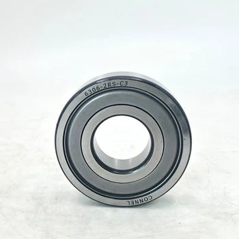 High-Speed 6306-2RS-C3 GCR15 Deep Groove Ball Bearings Chrome Steel Precision Open Seals Grease Lubrication Nylon Cage Roller