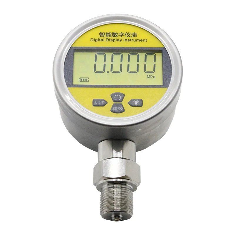 Pt118 Digital Pressure Gauge Meter 10000psi Water Pump Intelligent ...