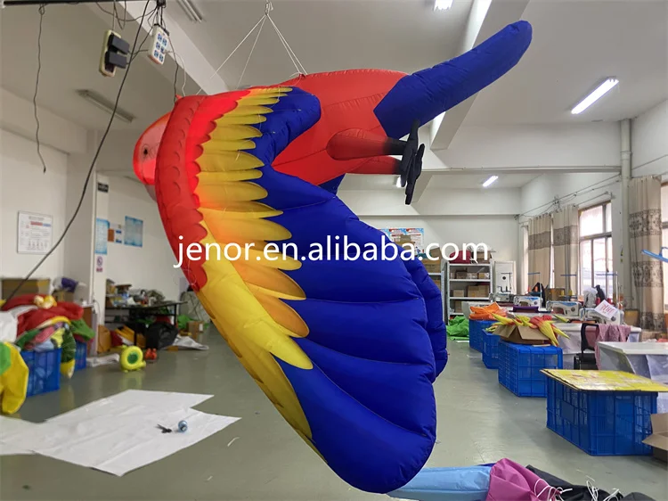 Giant Colorful Inflatable Parrot Bird Model with Light for Advertising ...