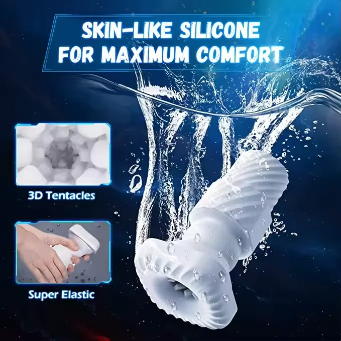 New Design Popular Heated Robot Game Sound Automatic Sucking Hand Free Automatic Male Masturbator Cup Men Masturbation Toys