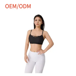 High Quality High Impact Cross Set Women Gym Backless Yoga Sports Bras, Running Yoga Fitness Shockproof Sports Bras
