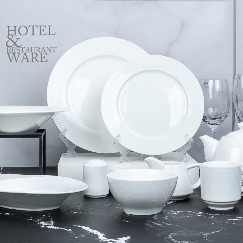 4 Piatti Da Portata Rettangolari In Porcellana - 36.8x15.2cm, Bianchi, Per Carne, Sushi, Dessert - Foto 14