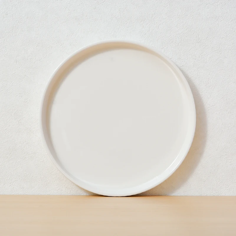 product modern 8 inch 10 inch pizza porcelain glazed plates party tableware hotel restaurant home use dishwasher microwave safe-2