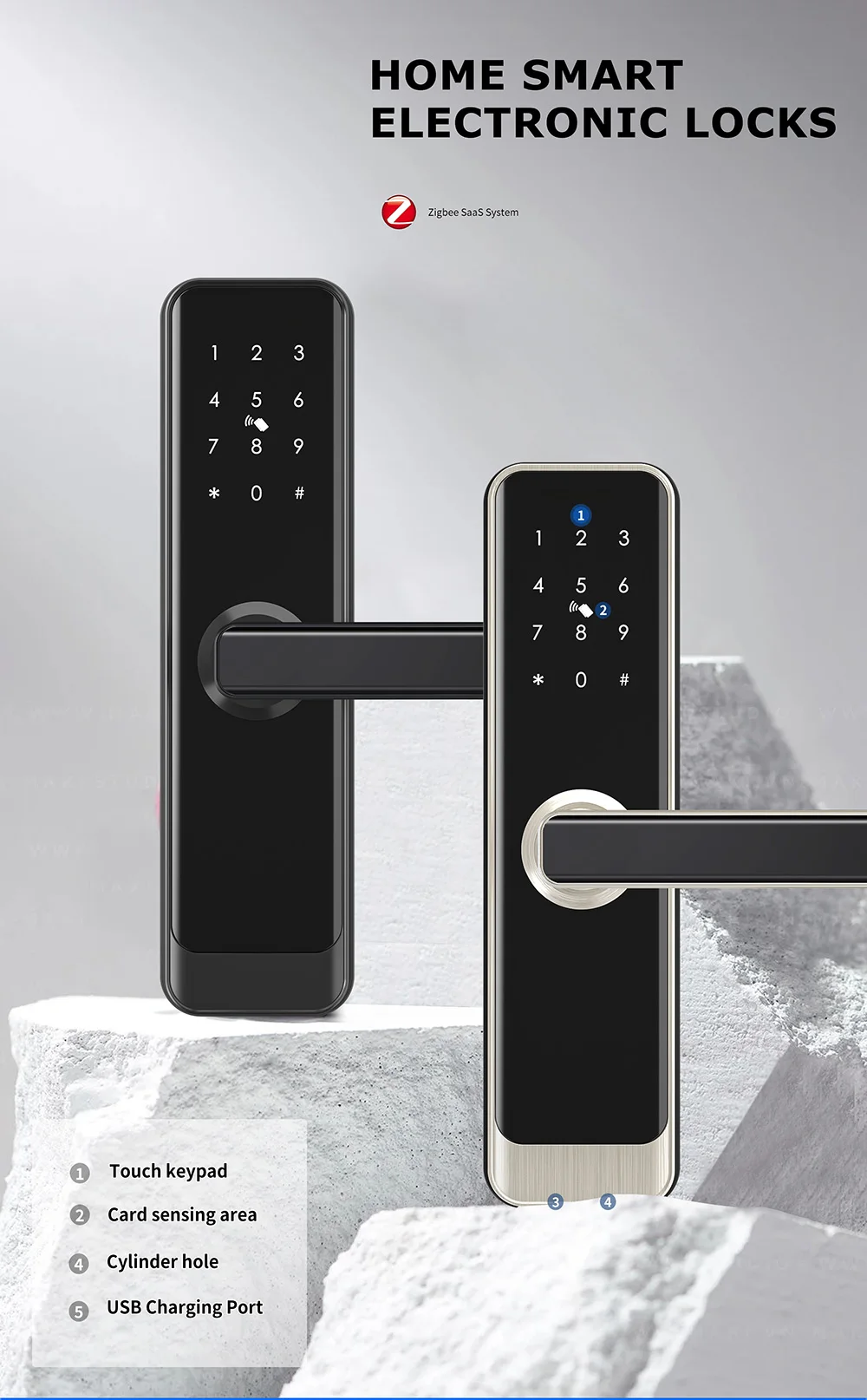 Smartek 2023 Waterproof Remote Control Lock - Secure & Convenient