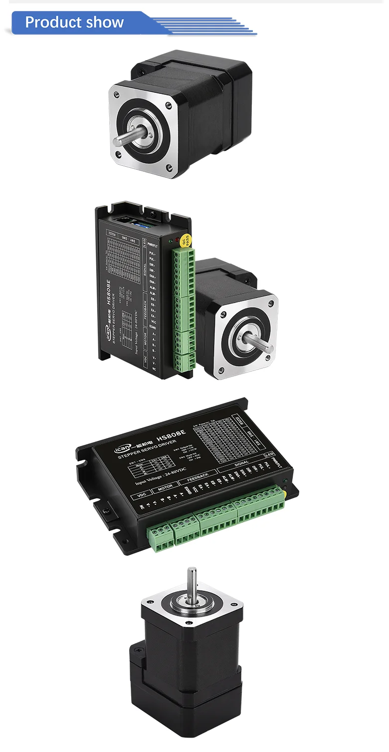 42mm Nema 17 Closed Loop Stepper Motor With Encoder - Buy Nema 17 ...