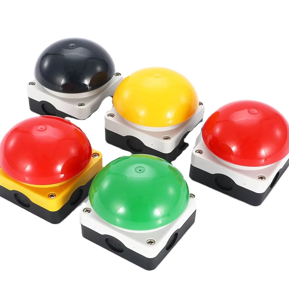 1NO1NC Foot and Palm Switches Top Round Dustproof and Waterproof IP65