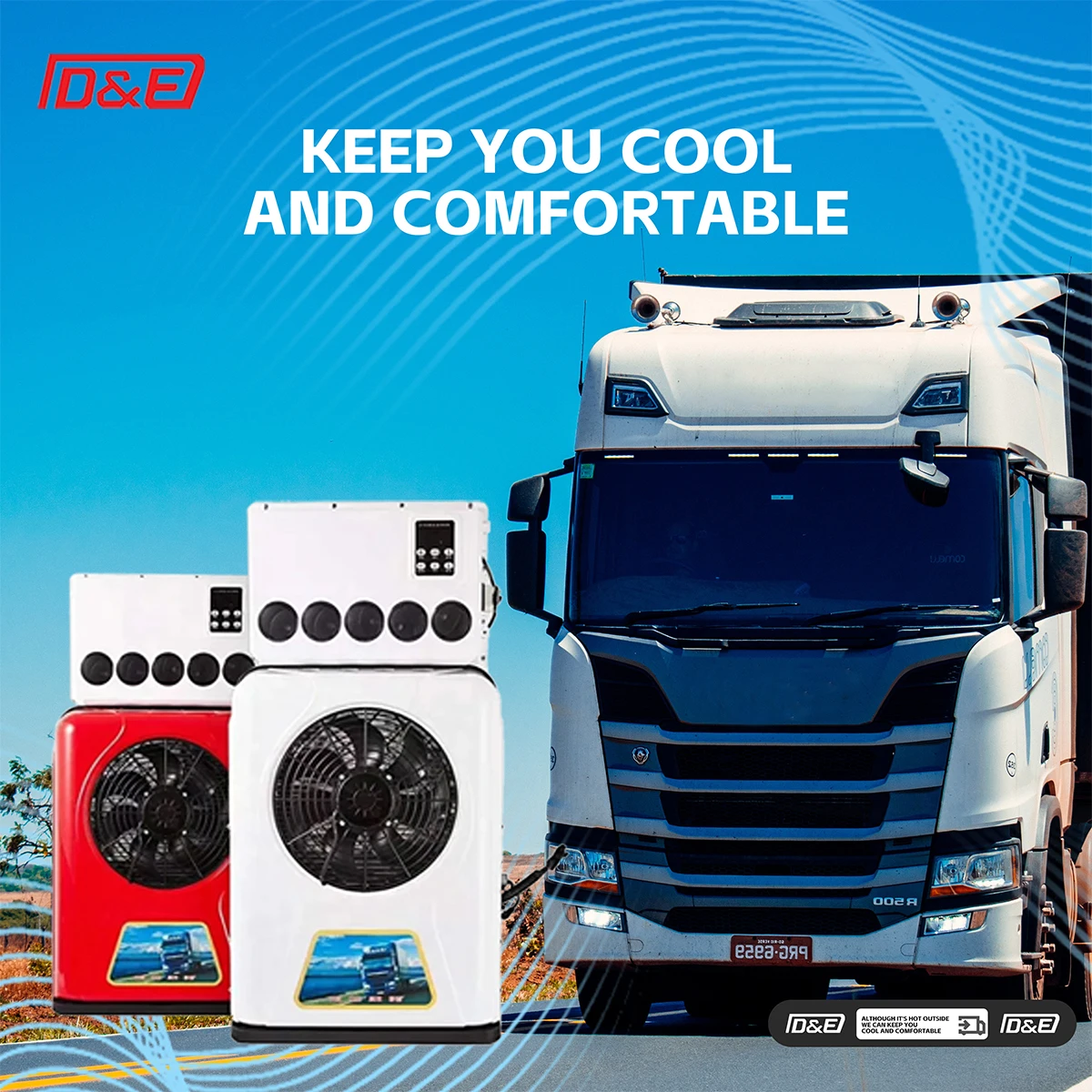 Cabin Split Backpack Other AC System Cooler 12v Electric Parking 24v Dc air Conditioner for Truck