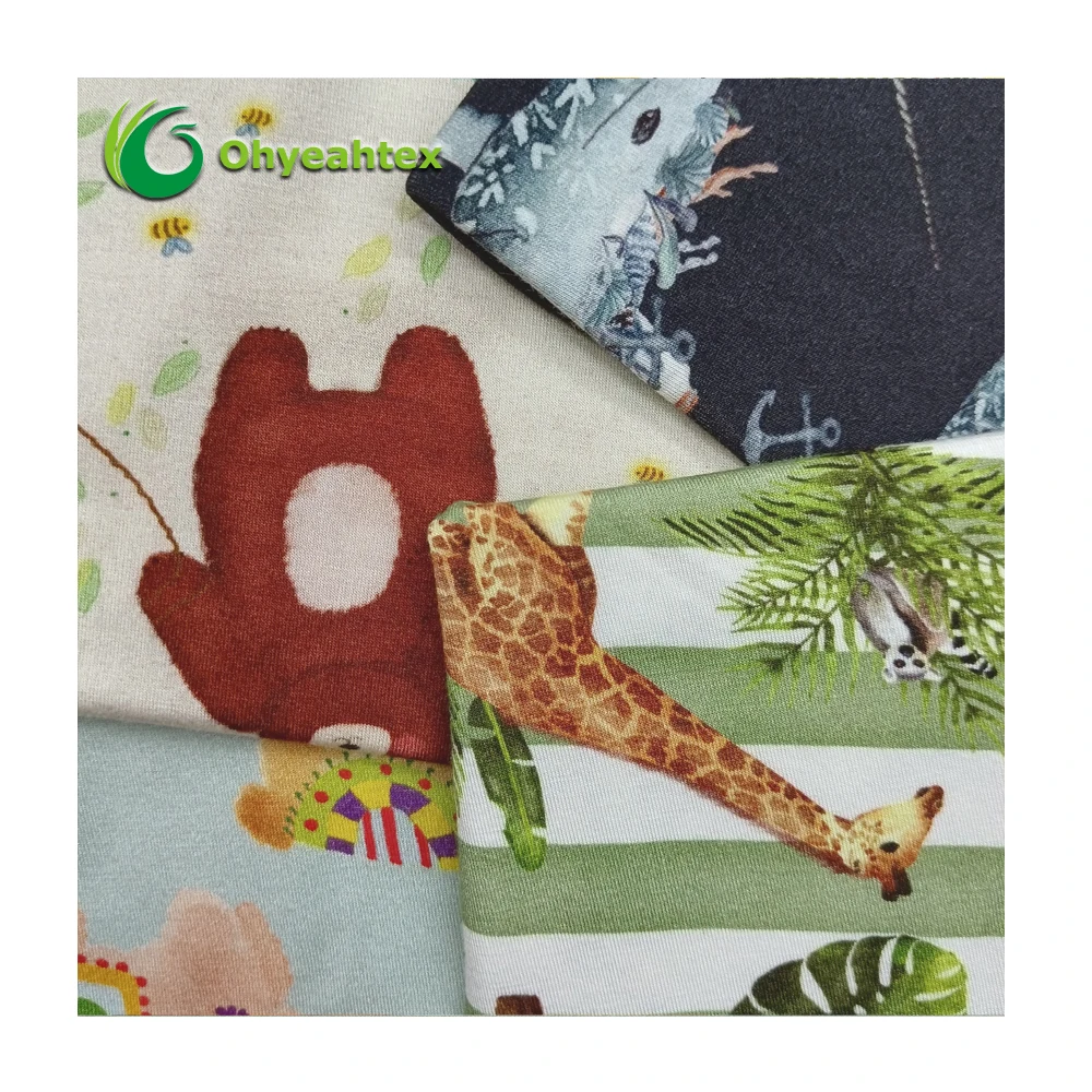 Супермягкая высокоэластичная приятная для кожи 93% г/м2 7% вискоза спандекс одинарная трикотажная ткань одежды