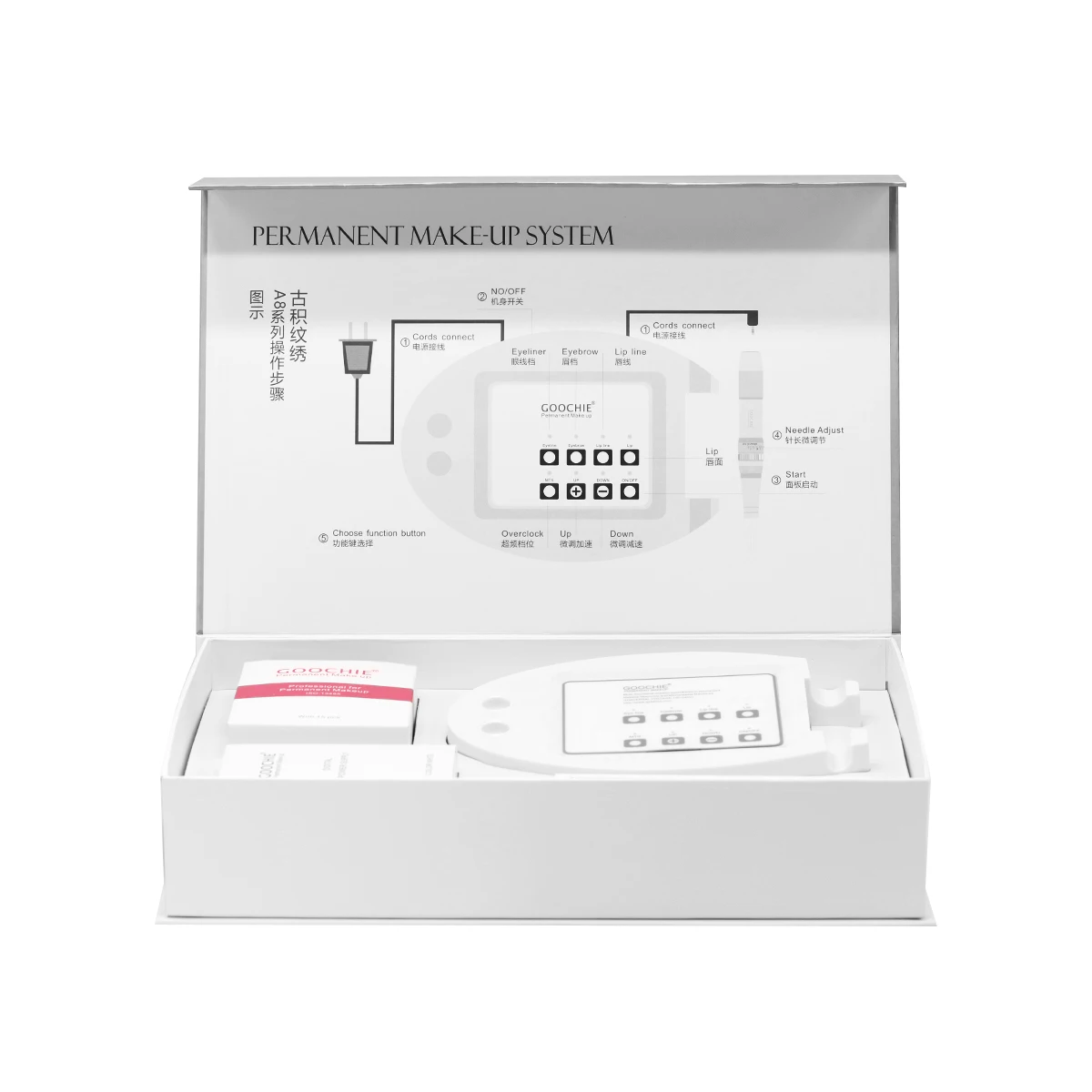 Goochie A8 Rotary Digital PMU Micropigmentation Permanent Makeup Machine Tattoo Machine
