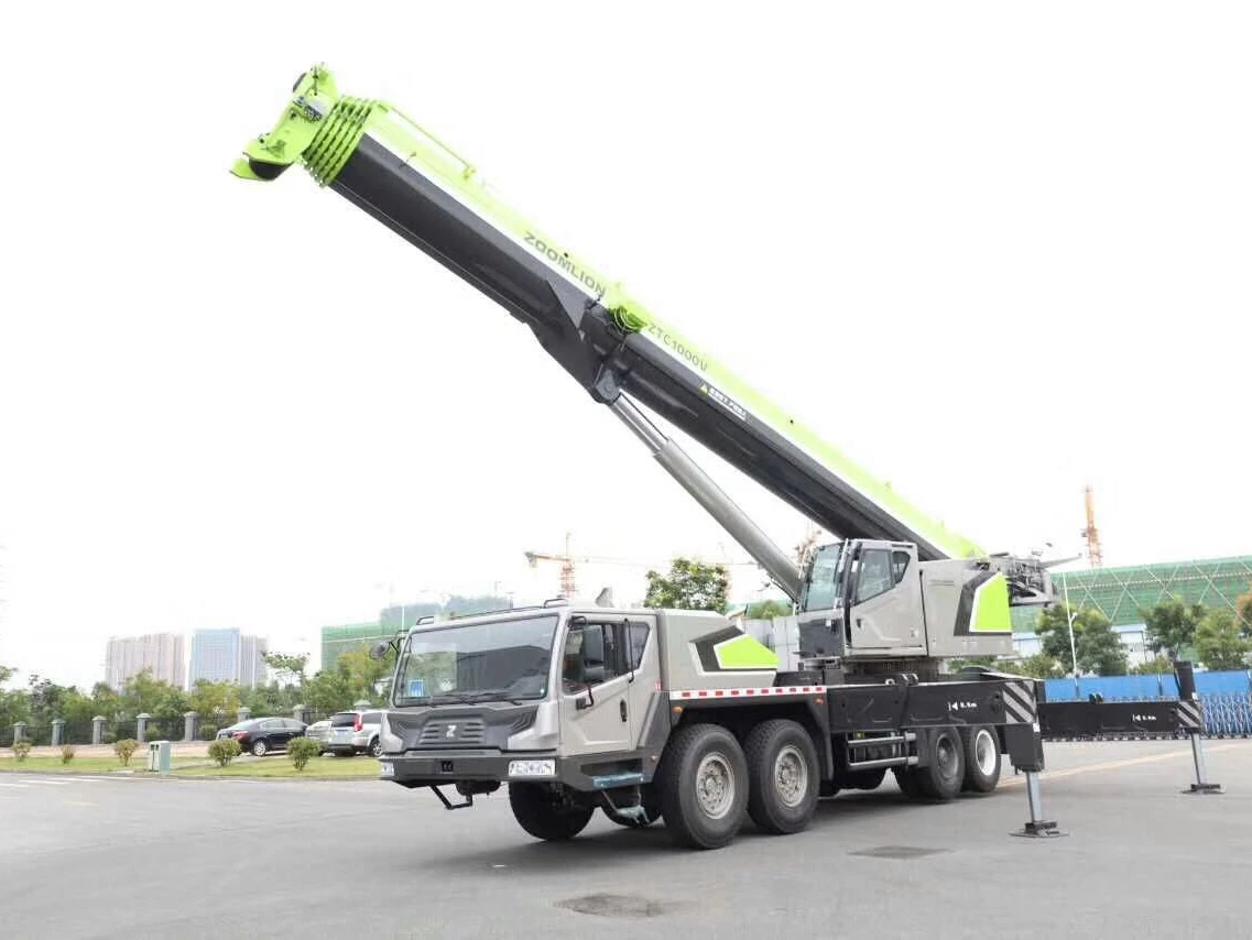 Easy Operating Zoomlion 55 Ton Mobile Crane Truck ZTC550V532 in Uzbekistan