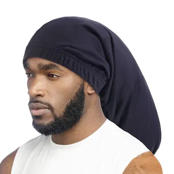 Wholesale Stretchy Dreadlocks Stocking Hat Rasta Hat Crown Custom Caps For Men Natural Hair Care Bonnet