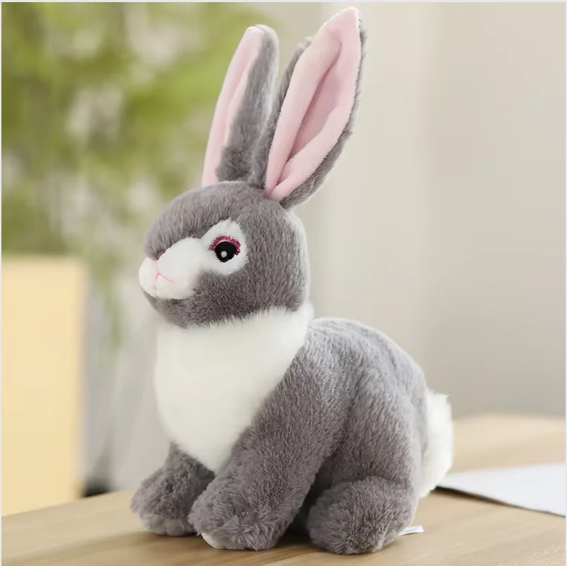 Simulation Stuffed Animal Rabbit Bunny Look Real Stuff Simulation