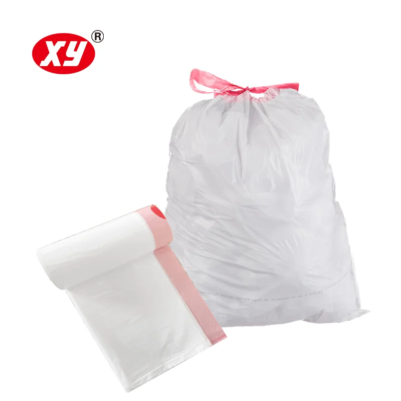 White Trash Bag Fold Custom Roll Manufacturers Plastic 1330 Gallon