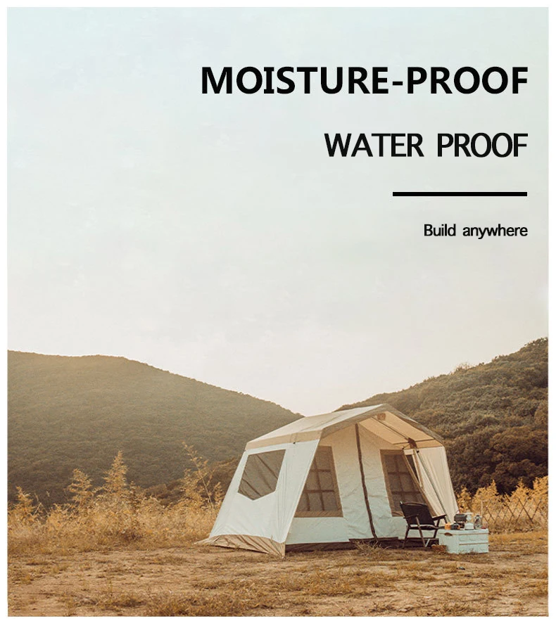 Outdoor Glamping Large Automatic Winter Camping Tents For 6 Person