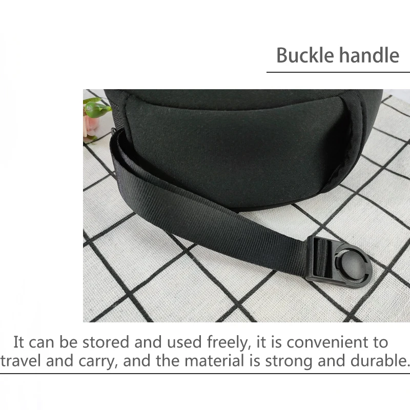 Small Custom Zipper Headphone Case Waterproof Carrying Cover Hard Shell Earphone Headphone EVA Storage Case details