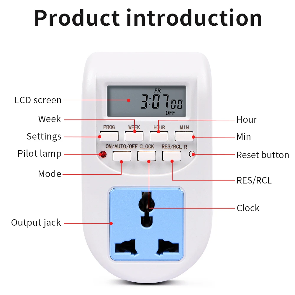 Wholesale AL-06 Digital Timer Smart Timer Socket Electronic Timer Time ...