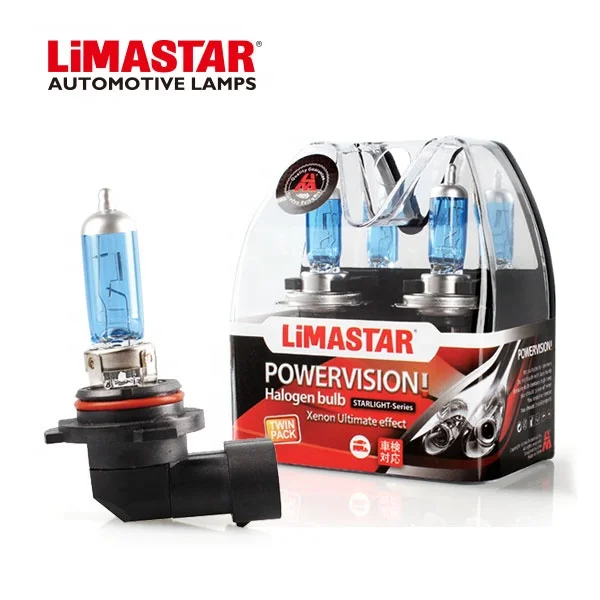 Limastar Halogen Bulb 9006 HB4 12V 55W P22d Super White Car Light Lamp