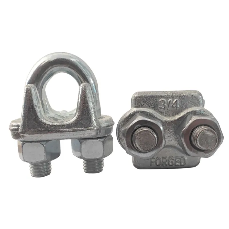 US Type Steel Drop Forged Wire Rope Clamp U Bolt Wire Rope Clip