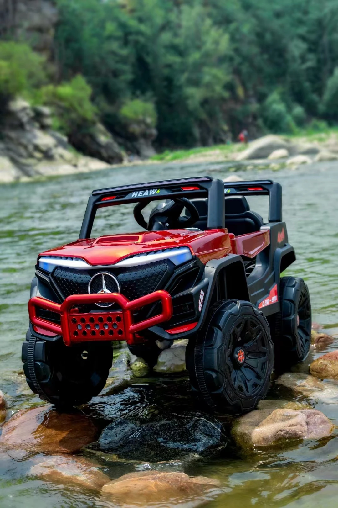 Factory direct-selling off-road Hot Sale 2.4 G Remote Control 6V500MA Kids Toy Vehicle Battery ride on car electric for children