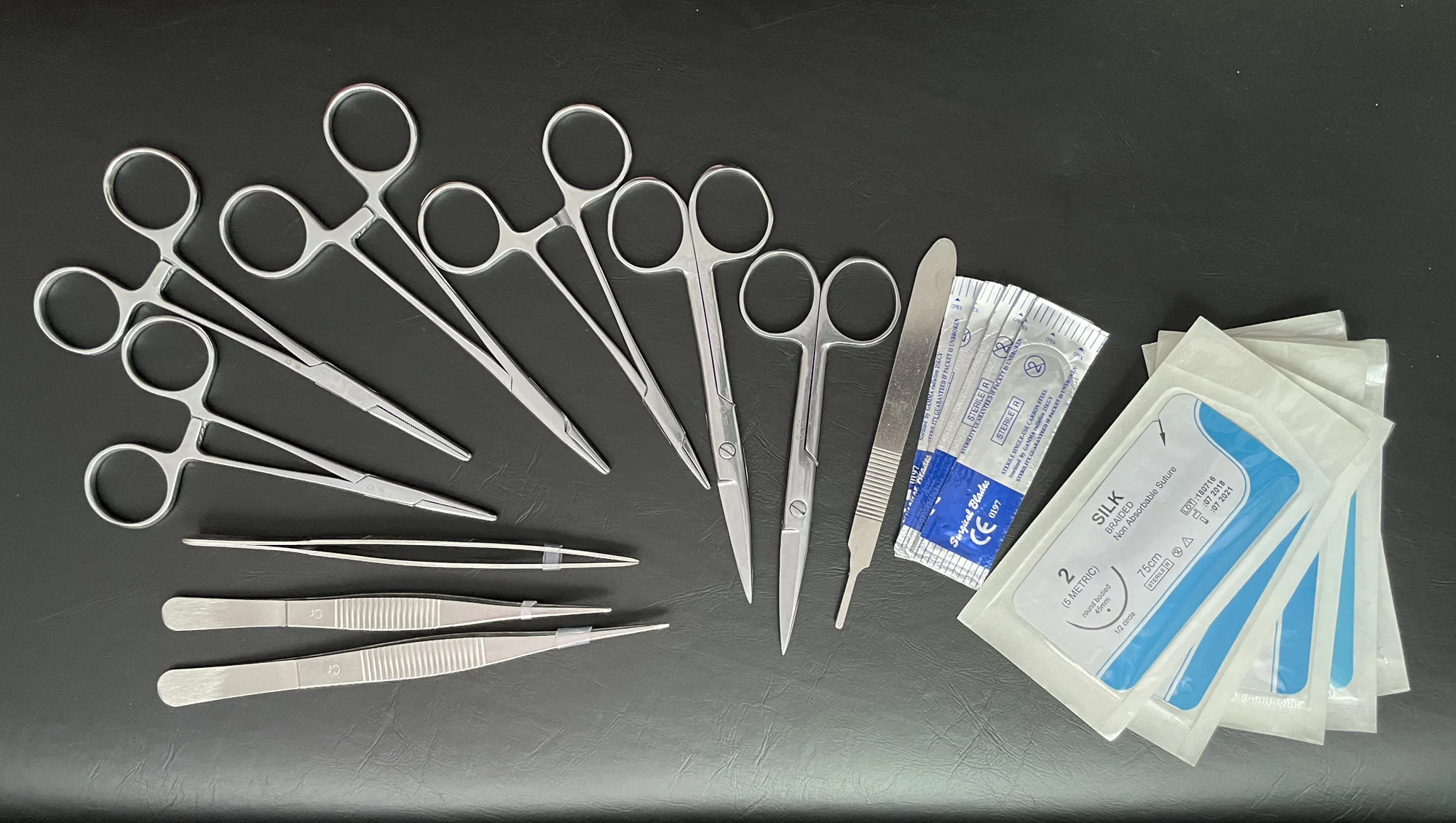 Surgical suture tool kit suture set surgical instrument kit