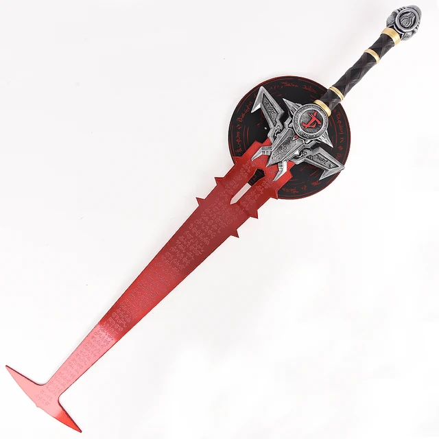 Full Metal Alloy COS Prop Model Large Unsharpened Toy Weapon for Doom Slayer Peripheral