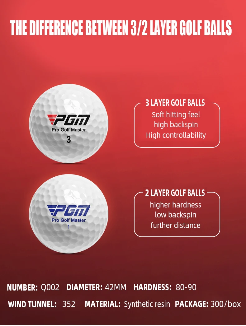 Pgm Q002 Golf Ball 3 Layer From Golf Ball Manufacturer Buy Golf Ball