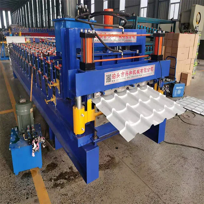 Glazed Rib Type Sheet Customized Ibr Corrugated Roof Rolling Forming Tile Making Machine