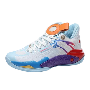 Men's Professional Casual Sneakers High Bounce Basketball Shoe Lightweight Breathable Upper Loafer for Students Summer