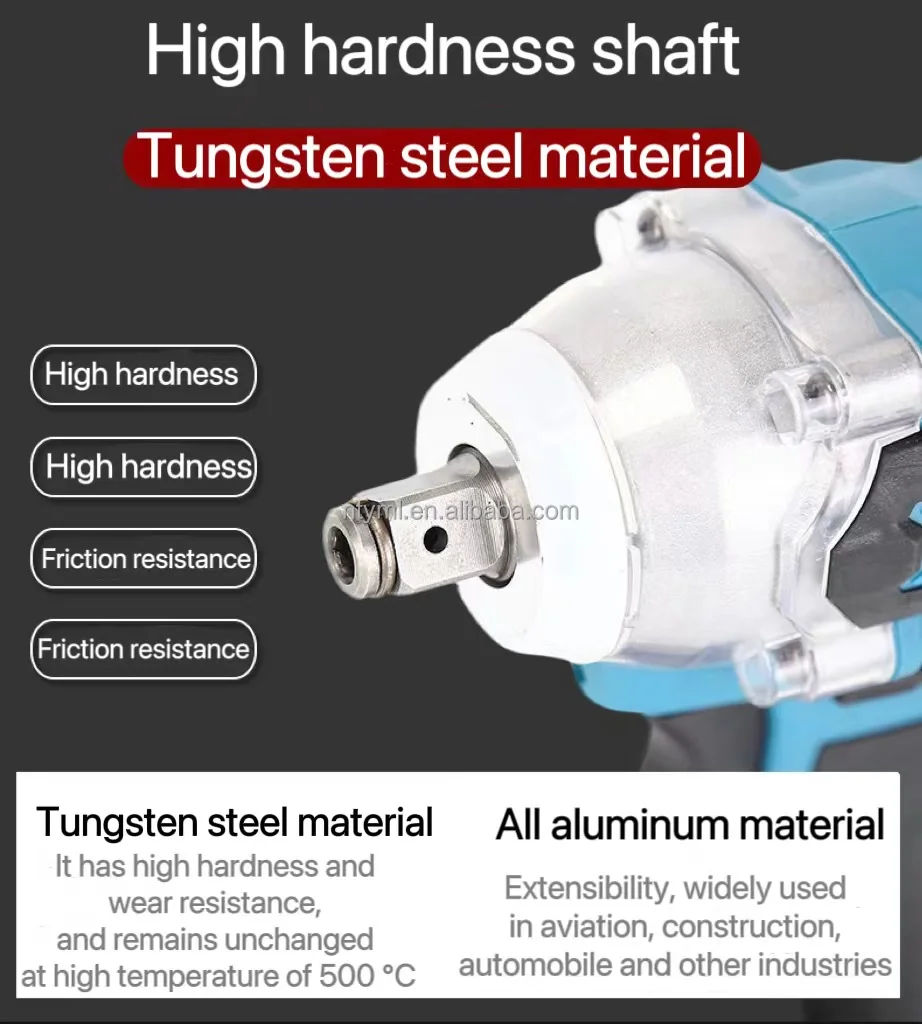1/2inch brushless impact wrench automotive tools battery cordless electric impact wrench for service tires